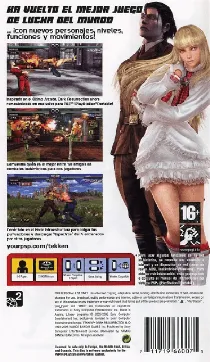 Tekken - Dark Resurrection (EU) box cover back